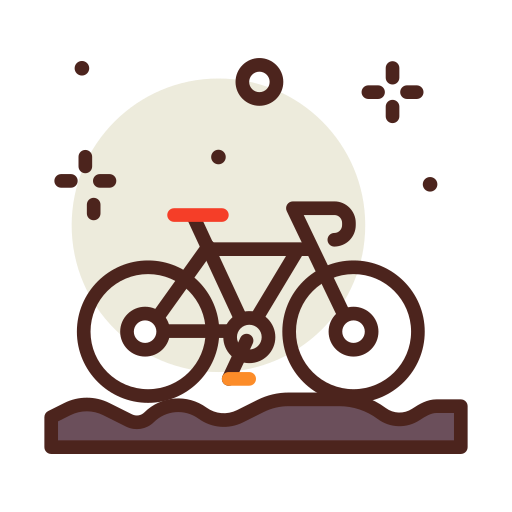 fahrrad Darius Dan Lineal Color icon