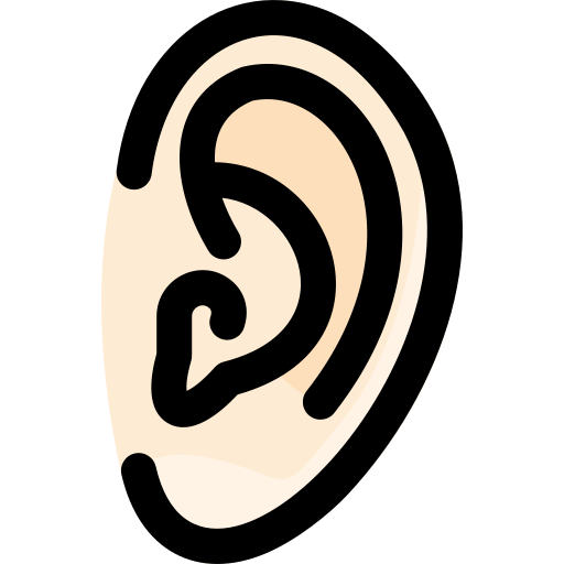 Ear Vitaliy Gorbachev Lineal Color icon