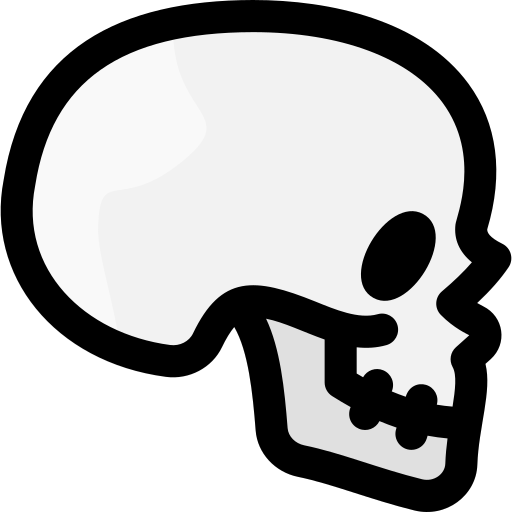 두개골 Vitaliy Gorbachev Lineal Color icon