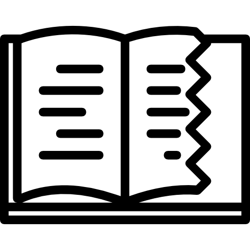 libro abierto Basic Miscellany Lineal icono