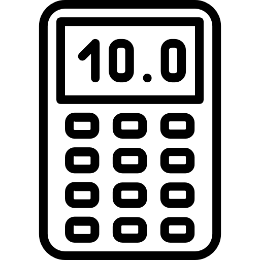 calcolatrice Basic Miscellany Lineal icona