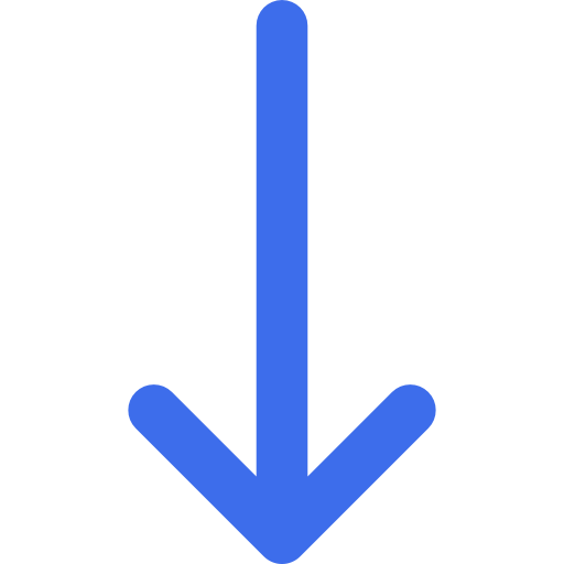 pfeil nach unten Basic Rounded Flat icon