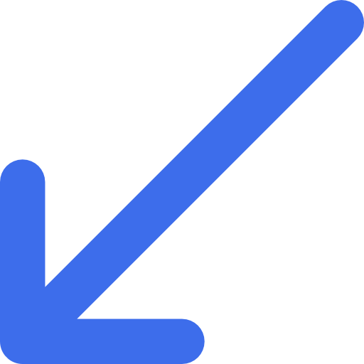 Diagonal arrow Basic Rounded Flat icon