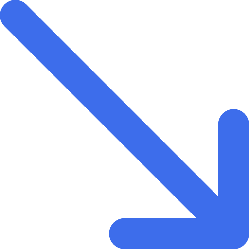 diagonaler pfeil Basic Rounded Flat icon