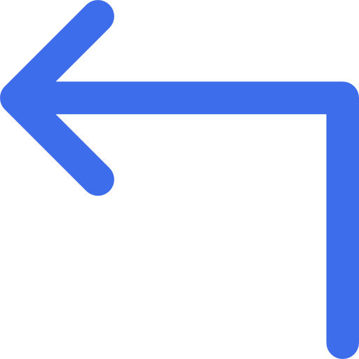 Turn left Basic Rounded Flat icon
