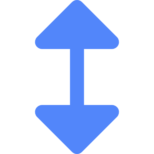 Resize Basic Rounded Flat icon