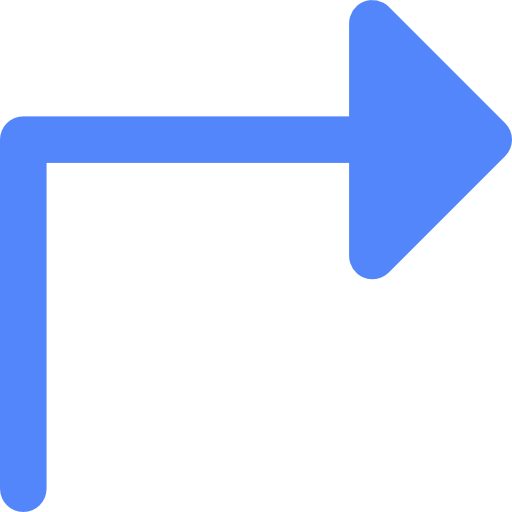 Turn right Basic Rounded Flat icon