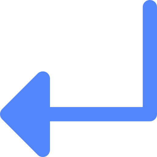 Turn left Basic Rounded Flat icon