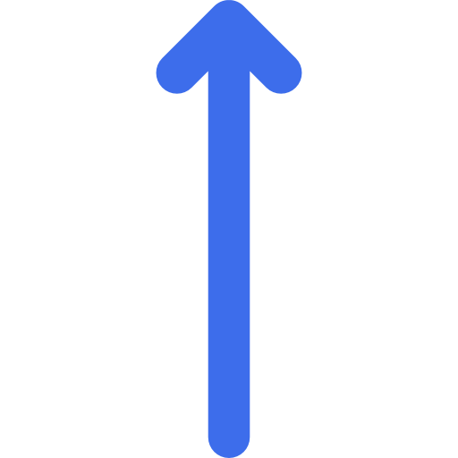 aufwärtspfeil Basic Rounded Flat icon