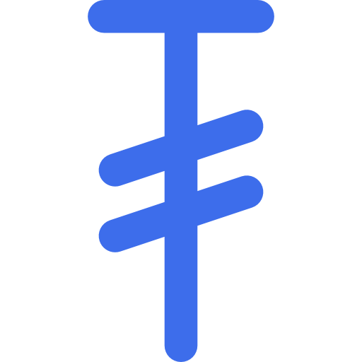 tugrik Basic Rounded Flat ikona
