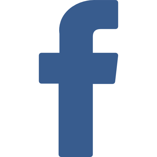 facebook Basic Rounded Flat icona