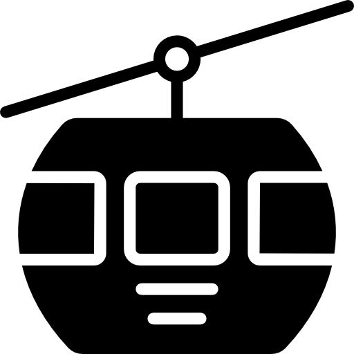 Cable car cabin Basic Miscellany Fill icon