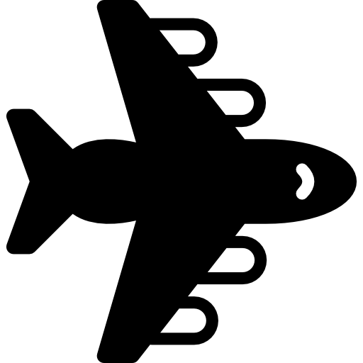 Aeroplane Basic Miscellany Fill icon