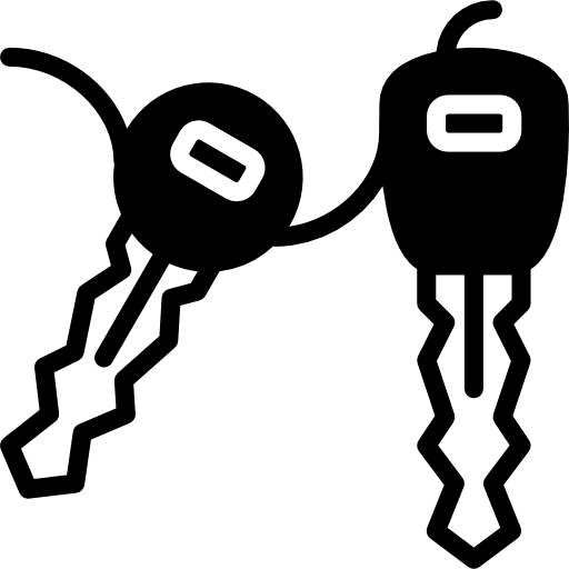 Car key Basic Miscellany Fill icon