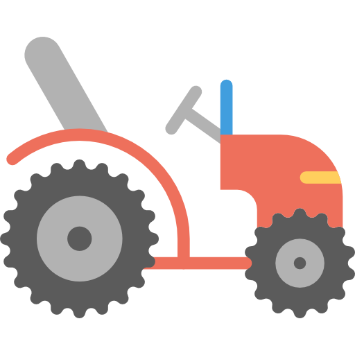 Трактор Basic Miscellany Flat иконка