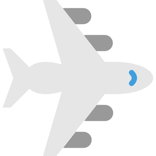 Aeroplane Basic Miscellany Flat icon