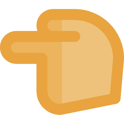왼쪽을 가리키는 Basic Rounded Flat icon