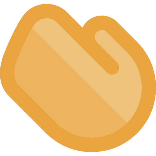 手 Basic Rounded Flat icon
