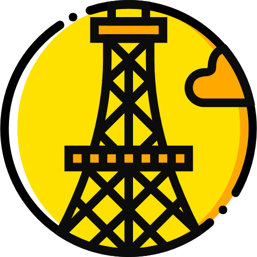 torre eiffel Basic Miscellany Yellow icona