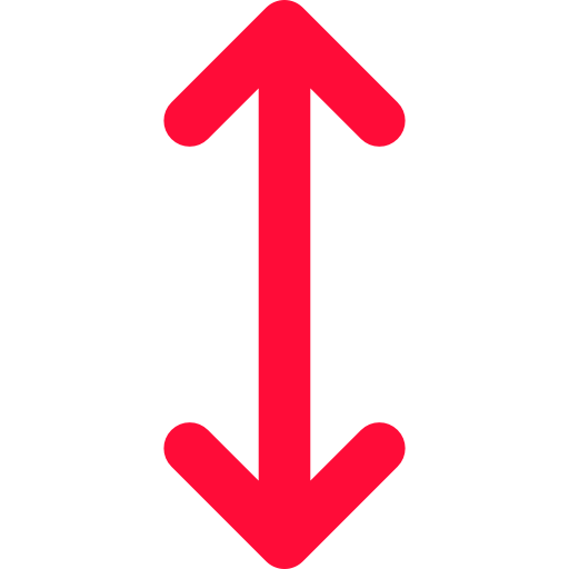 desplazarse Basic Rounded Flat icono