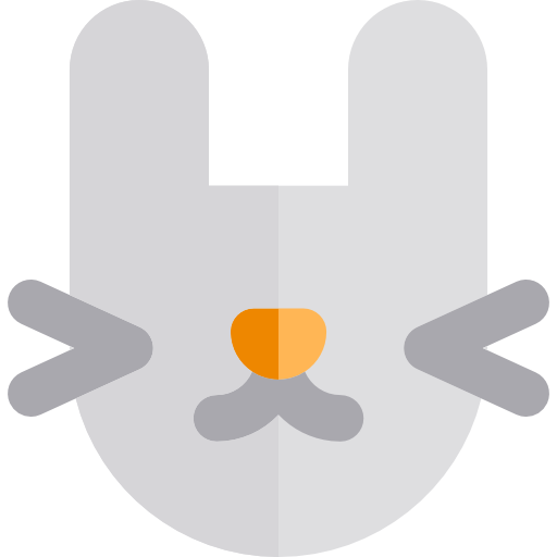 conejo de pascua Basic Rounded Flat icono