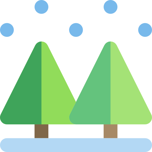 Snowing Basic Rounded Flat icon