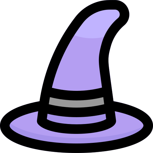 Witch hat Vitaliy Gorbachev Lineal Color icon
