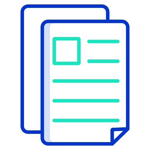 document Icongeek26 Outline Colour icoon