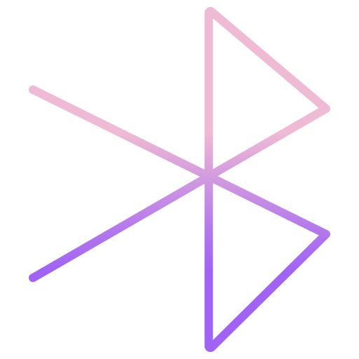 블루투스 Icongeek26 Outline Gradient icon