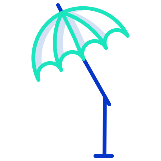 paraguas Icongeek26 Outline Colour icono
