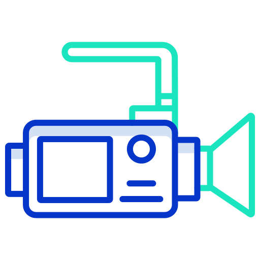 Video camera Icongeek26 Outline Colour icon