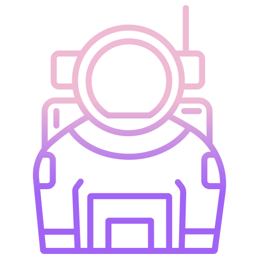 宇宙飛行士 Icongeek26 Outline Gradient icon