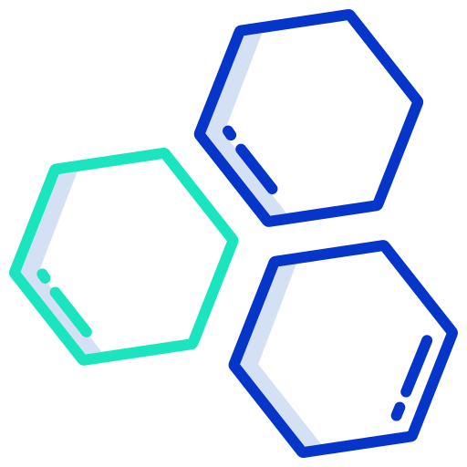 moléculas Icongeek26 Outline Colour icono