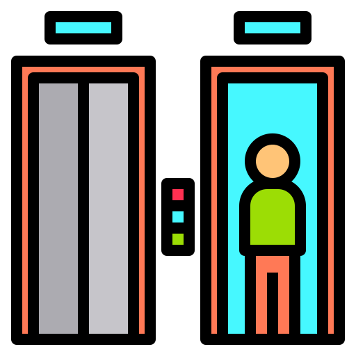 ascensor Catkuro Lineal Color icono