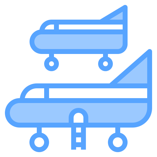 vliegtuig Catkuro Blue icoon