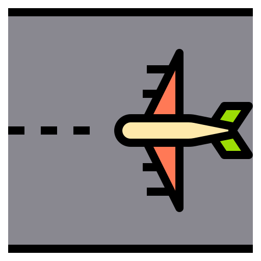 avion Catkuro Lineal Color Icône