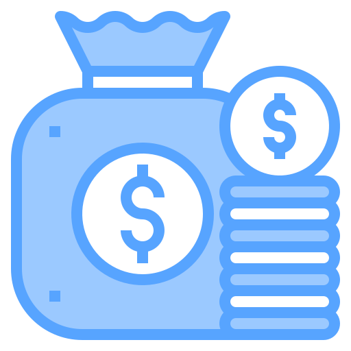 bolsa de dinero Catkuro Blue icono