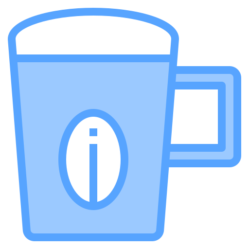Coffee cup Catkuro Blue icon