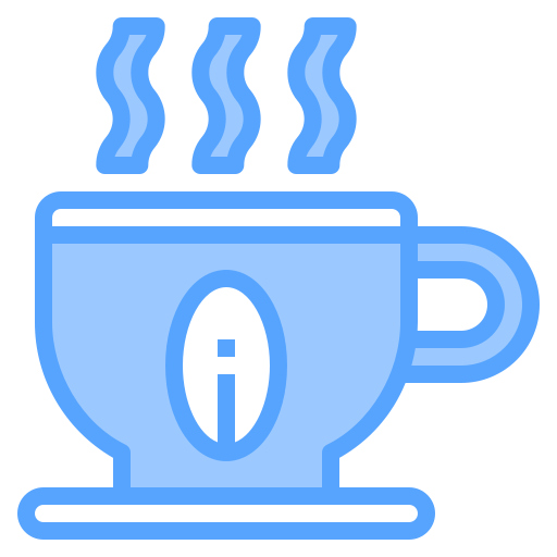 Coffee cup Catkuro Blue icon
