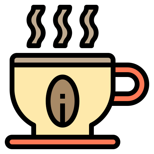 Coffee cup Catkuro Lineal Color icon