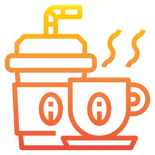 Coffee cup Catkuro Gradient icon