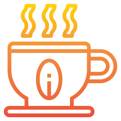 filiżanka kawy Catkuro Gradient ikona