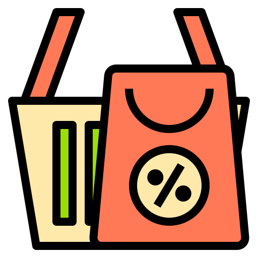 Shopping bag Catkuro Lineal Color icon