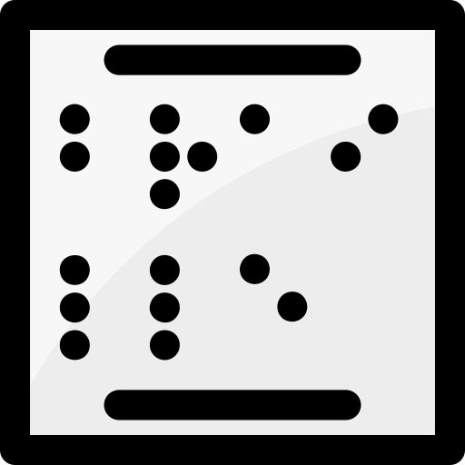 Braille Vitaliy Gorbachev Lineal Color icon
