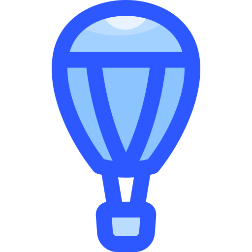 balão de ar quente Vitaliy Gorbachev Blue Ícone