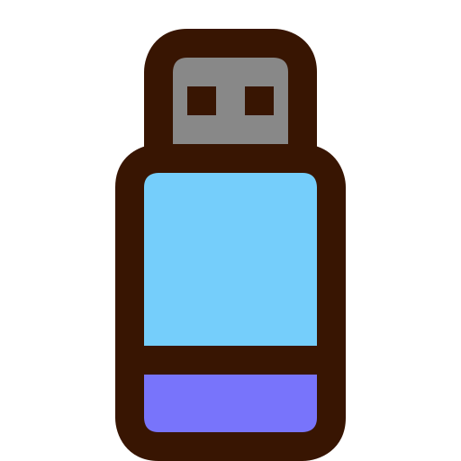 pen-drive Generic Outline Color icoon