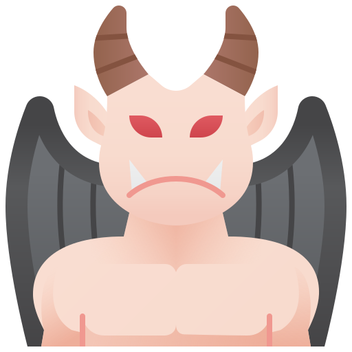 demon Amethys Design Flat icoon