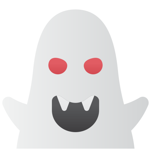 Ghost Amethys Design Flat icon