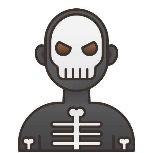Skeleton Amethys Design Lineal Color icon