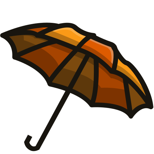 regenschirm Generic Outline Color icon